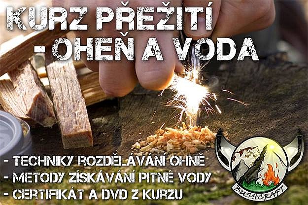 Kurz Přežití Survival School - Oheň a Voda