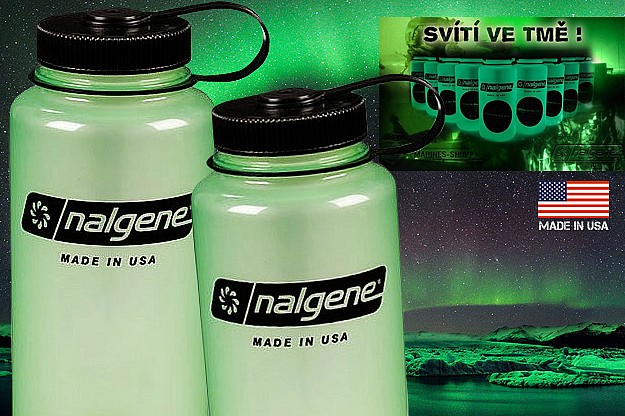 Svítící Láhev Nalgene Wide Mouth 1000ml