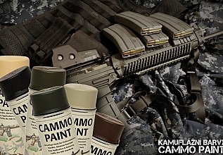 Kamuflážní barvy CAMMO PAINT podle vojenských standardů