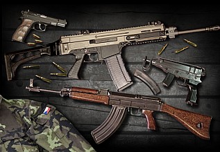 Akční střelecký balíček ČESKÁ ZBROJOVKA (CZ 805 Bren, SA vz.58, SA vz.61 Škorpion, CZ vz.75)