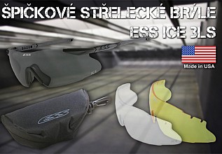 Střelecké Brýle ESS ICE 3LS 3 SKLA !!!